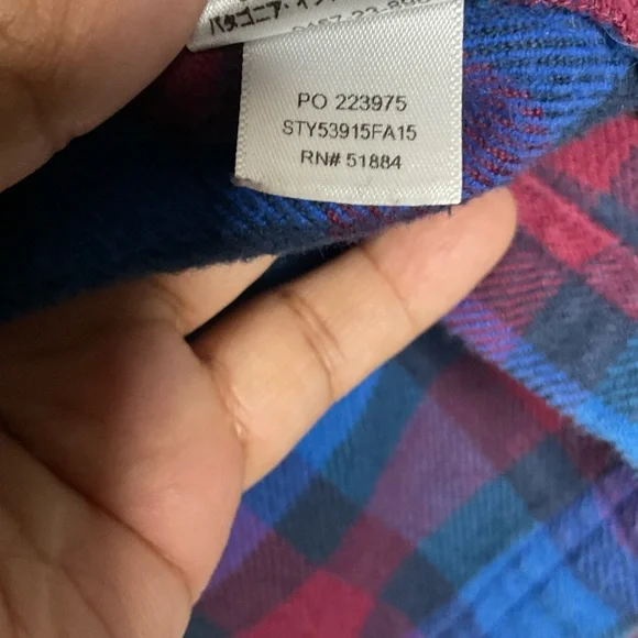Patagonia Long-Sleeved Organic Cotton
Midweight Fjord Flannel Shirt Size… - Picture 6 of 6